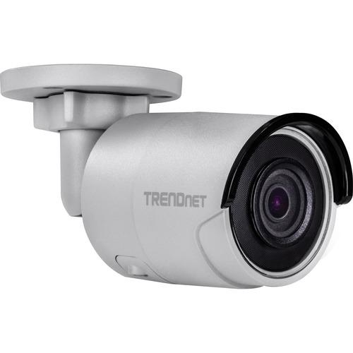 TRENDnet Indoor-Outdoor 4 Megapixel HD PoE Bullet Style Day-Night Network Camera, Digital WDR, 2688 x 1520p, Smart IR, IP66 Rated Housing, Up To 100ft Night Vision, ONVIF, IPv6, White, TV-IP314PI - Indoor / Outdoor 4 MP PoE Day/Night Network Camera