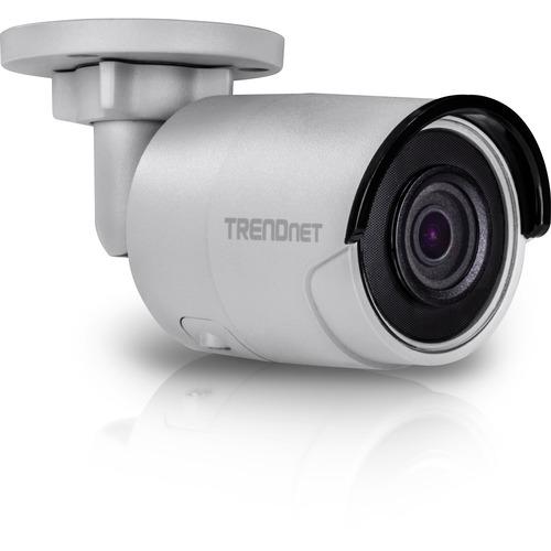 TRENDnet Indoor/Outdoor 8MP 4K H.265 120dB WDR PoE Bullet Network Camera, TV-IP1318PI, IP67 Weather Rated Housing, SmartCovert IR Night Vision up to 30m (98 ft.), microSD Card Slot - Indoor/Outdoor 8MP 4K