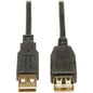 Tripp Lite USB 2.0 Extension Cable - 6 ft USB Data Transfer Cable - First End: 1 x Type A Male USB - Second End: 1 x Type A Female USB - Extension Cable - 1 Each