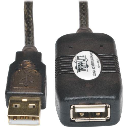 Tripp Lite USB 2.0 Extension Cable - Type A Male USB - Type A Female USB - 4.88m