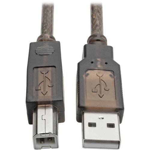 Tripp Lite USB 2.0 A/B Active Repeater Cable (M/M), 30 ft. - 30 ft USB Data Transfer Cable for Printer, Scanner, Hub - First End: 1 x Type A Male USB - Second End: 1 x Type B Male USB - 480 Mbit/s - Shielding - Nickel Plated Connector - Gold Plated Conta