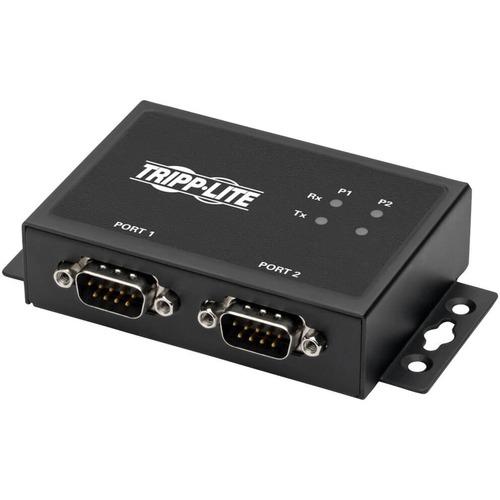 Tripp Lite U208-002-IND RS422/485 USB to Serial FTDI Adapter - External - USB Type B - Linux, Mac, PC - 2 x Number of Serial Ports External