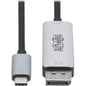 Tripp Lite U444-006-DP8SE DisplayPort/USB-C A/V Cable - 6 ft DisplayPort/USB-C A/V Cable for Audio/Video Device, Monitor, Projector, TV, Notebook, Tablet, Smartphone, MacBook Pro, Home Theater System, Digital Signage Display, Audio/Video Box, ... - First