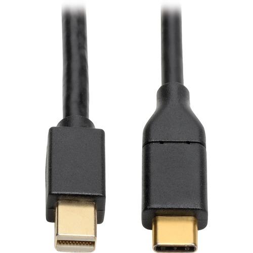 Tripp Lite U444-006-MDP Mini DisplayPort/USB Audio/Video Cable - 6 ft Mini DisplayPort/USB A/V Cable for Monitor, Projector, Tablet, Notebook, Smartphone, MacBook, Chromebook - First End: 1 x Mini DisplayPort Male Digital Audio/Video - Second End: 1 x Ty