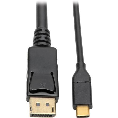 Tripp Lite U444-010-DP DisplayPort/USB Audio/Video Cable - 10 ft DisplayPort/USB A/V Cable for Monitor, Projector, Tablet, Notebook, Smartphone, MacBook, Chromebook, Audio/Video Device - First End: 1 x DisplayPort Male Digital Audio/Video - Second End: 1