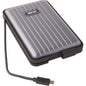 Tripp Lite U457-025-G1-WPG Drive Enclosure - USB 3.1 Type C, Thunderbolt 3 Host Interface - UASP Support External - Gray - 1 x HDD Supported - 1 x SSD Supported - 1 x 2.5" Bay - Acrylonitrile Butadiene Styrene (ABS)