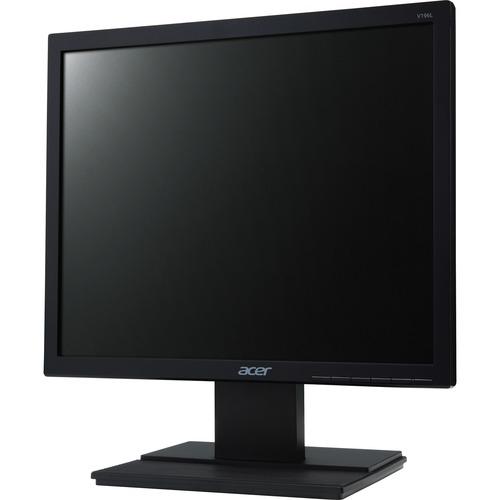 Acer V196L 19" LED LCD Monitor - 5:4 - 5ms - Free 3 year Warranty - 19.00" (482.60 mm) Class - In-plane Switching (IPS) Technology - 1280 x 1024 - 16.7 Million Colors - 250 cd/m‚² - 5 ms - 60 Hz Refresh Rate - DVI - VGA