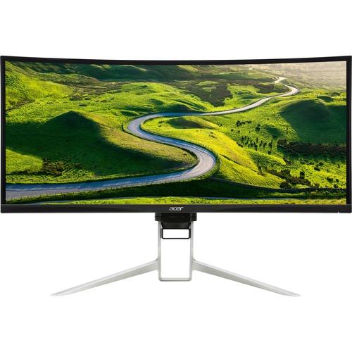 Acer XR342CK 34" UW-QHD Curved Screen LED LCD Monitor - 21:9 - Black - 34" (863.60 mm) Class - In-plane Switching (IPS) Technology - 3440 x 1440 - 1.07 Billion Colors - FreeSync (DisplayPort/HDMI) - 300 cd/m‚² - 1 ms - 50 Hz Refresh Rate - HDMI - DisplayP