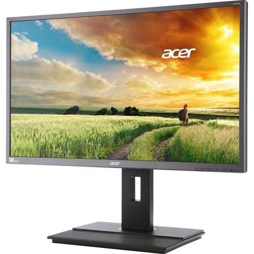 Acer B276HK 27" 4K UHD LED LCD Monitor - 16:9 - Dark Gray - 27" (685.80 mm) Class - In-plane Switching (IPS) Technology - 3840 x 2160 - 1.07 Billion Colors - 300 cd/m‚² - 5 ms GTG - 60 Hz Refresh Rate - DVI - HDMI - DisplayPort