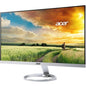 Acer H277HK 27" 4K UHD LED LCD Monitor - 16:9 - Silver, White - 27" (685.80 mm) Class - In-plane Switching (IPS) Technology - 3840 x 2160 - 1.07 Billion Colors - 350 cd/m‚² - 4 ms GTG - 60 Hz Refresh Rate - HDMI - DisplayPort