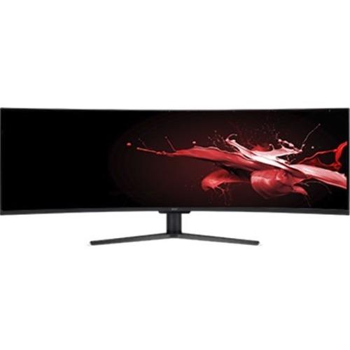 Acer EI491CR 49" LED LCD Monitor - 32:9 - Black - 49" (1244.60 mm) Class - Vertical Alignment (VA) - 3840 x 1080 - 16.7 Million Colors - FreeSync 2 - 400 cd/m‚² - 4 ms GTG - 120 Hz Refresh Rate - HDMI - DisplayPort