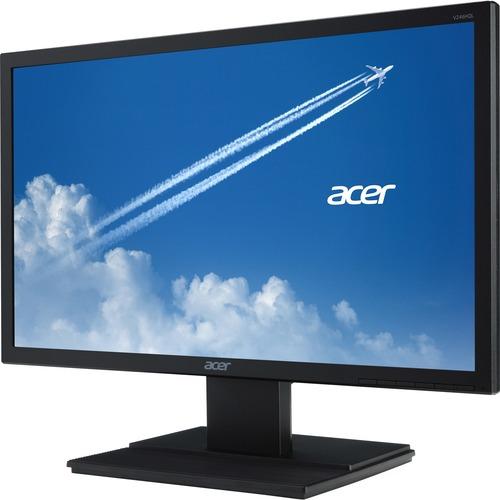 Acer V246HQL 23.6" Full HD LED LCD Monitor - 16:9 - Black - Vertical Alignment (VA) - 1920 x 1080 - 16.7 Million Colors - 250 cd/m‚² - 5 ms - 60 Hz Refresh Rate - HDMI - VGA - DisplayPort