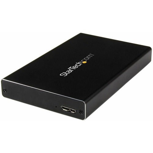 StarTech.com 2.5" IDE Hard Drive Enclosure - Supports UASP - Aluminum - IDE and SATA - USB 3.0 HDD Enclosure - External Drive - Turn a 2.5" SATA III or IDE HDD / SSD into an external hard drive that connects to your computer through USB 3.0 with UASP - 2