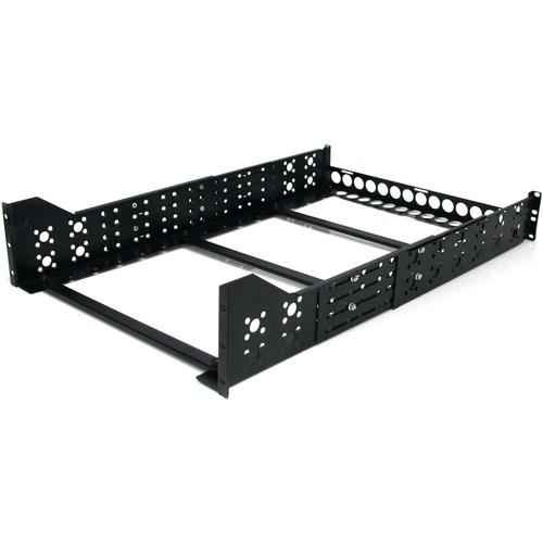 StarTech.com 3U Fixed 19" Adjustable Depth Universal Server Rack Rails - Mount 19" servers or networking hardware in any standard rack with these universal, adjustable depth 3U rack rails - server rack rails - rack mount rails - universal rack rails - un