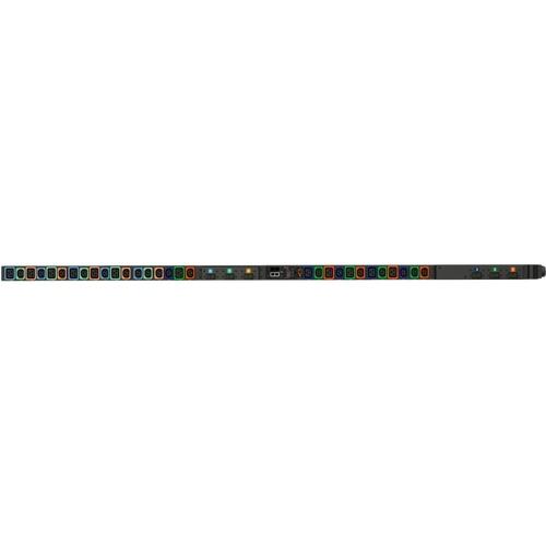 Vertiv Geist rPDU DUS3EGW1-30PHB7-2S02A9K00-S-A 30-Outlets PDU - Switched - Universal Input - 18 x U-Lock IEC 60320 C13, 12 x U-Lock IEC 60320 C19 - 230 V AC - Network (RJ-45) - 0U - Vertical - Rack-mountable - TAA Compliant