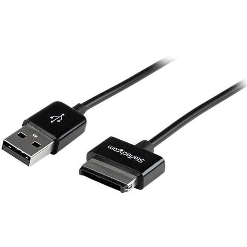 StarTech.com 0.5m Dock Connector to USB Cable for ASUS Transformer Pad and Eee Pad Transformer / Slider - Charge your ASUS Transformer/Slider Tablet with reduced cable clutter - USB to ASUS Dock Connector - ASUS 40 pin USB Charging Cable - ASUS Dock Conn