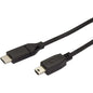 StarTech.com 2m 6 ft USB C to Mini USB Cable - M/M - USB 2.0 - USB C to USB Mini - USB Type C to Mini USB - Mini USB to USB C Cable - Connect USB 2.0 Mini-B devices to your USB Type-C or Thunderbolt 3 computer - 2m USB C to USB Mini / 6ft USB Type C to M