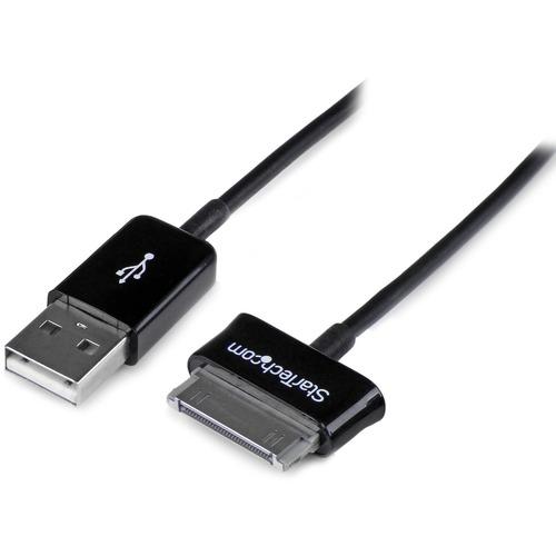 StarTech.com 1m Dock Connector to USB Cable for Samsung Galaxy Tab? - Charge or sync your Samsung Galaxy Tab? Computer - galaxy tab cable - samsung galaxy cable - samsung tab cable - samsung tablet cable - galaxy tablet cable