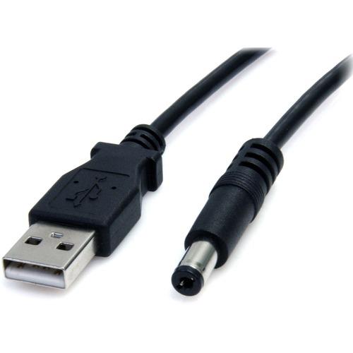 Startech Star Tech.com 3 ft USB to Type M Barrel 5V DC Power Cable - Charge your 5V DC devices using your computer USB port - usb to 5.5mm - usb to 5v dc cable - usb to dc plug -usb to type m barrel