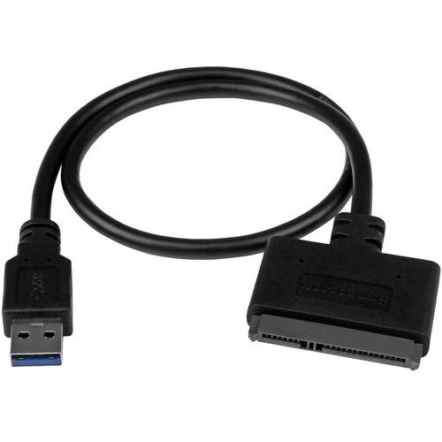 StarTech.com USB 3.1 (10Gbps) Adapter Cable for 2.5" SATA SSD/HDD Drives - Connect a 2.5" SATA SSD/HDD to your computer using this USB 3.1 Gen 2 (10 Gbps) ultra-portable adapter cable - USB SATA Adapter - SATA to USB 3.1 Gen 2 Converter - USB 3.1 to SATA