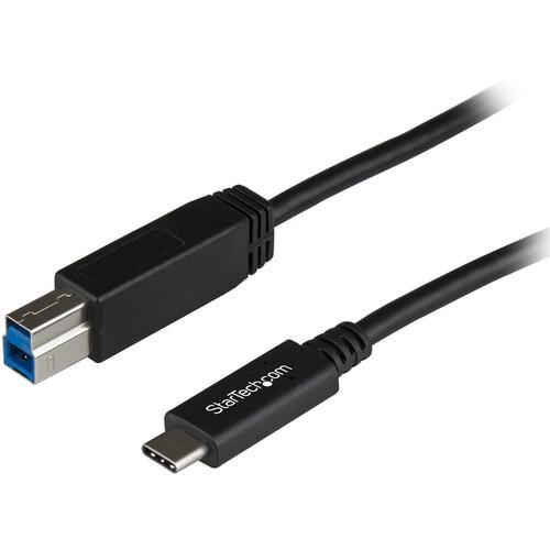 StarTech.com 1m 3 ft USB C to USB B Printer Cable - M/M - USB 3.1 (10Gbps) - USB B Cable - USB C to USB B Cable - USB Type C to Type B Cable - Connect USB 3.1 or 3.0 USB-B devices to your USB-C host - 3 ft USB 3.1 Cable - 1m USB 3.1 USB Type C to USB Typ