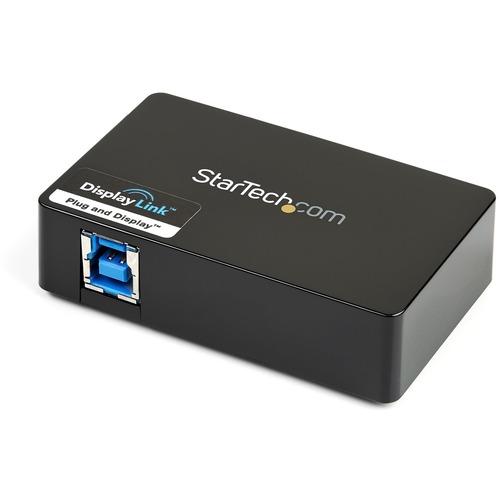StarTech.com USB 3.0 to HDMIÂ® and DVI Dual Monitor External Video Card Adapter - Connect an HDMI and DVI-I-equipped display through a USB 3.0 port, for a 1080p HD external multi-monitor solution - USB 3.0 to HDMI and DVI - usb video adapter - External US
