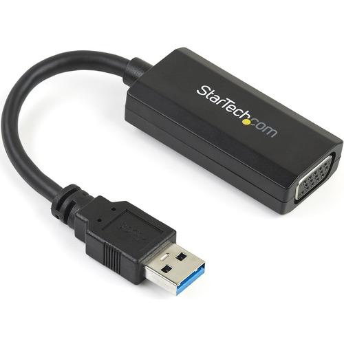 StarTech.com USB 3.0 to VGA Video Adapter with On-board Driver Installation - 1920x1200 - Add a secondary VGA display to your USB 3.0 enabled PC, and install the drivers without a CD or Internet connection - USB video card - USB 3.0 video adapter - On-bo