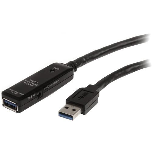 StarTech.com 5m USB 3.0 Active Extension Cable - M/F - Extend the distance between a computer and a USB 3.0 device by an additional 5 meters - usb 3.0 repeater cable - 5m usb 3.0 extension cable - usb 3.0 active extension cable