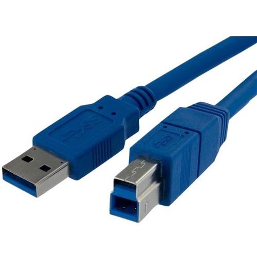 StarTech.com 3 ft SuperSpeed USB 3.0 Cable A to B - M/M - Type A Male USB - Type B Male USB - 3ft - Blue