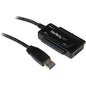StarTech.com USB 3.0 to SATA or IDE Hard Drive Adapter Converter - Connect a 2.5in / 3.5in SATA or IDE Hard Drive through a USB 3.0 Port - SATA to USB 3.0 HDD Adapter Cable - USB 3.0 to SATA Converter - USB 3.0 to SATA IDE Adapter - IDE to USB 3.0 Adapte