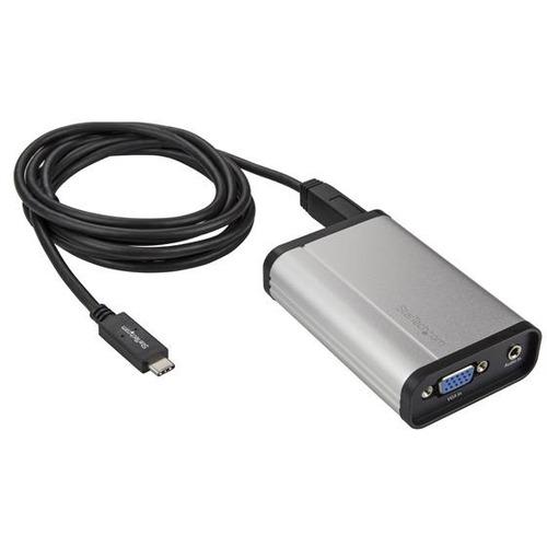 StarTech.com VGA to USB C Video Capture Device - USB Capture Card - Windows and Mac - DirectShow Compatible - 1080p 60fps - USBC2VGCAPRO - External USB capture card includes intuitive software for Windows and macOS - VGA to USB video capture device ensur