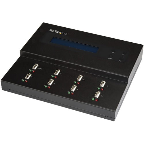 Startech Star Tech.com 1:7 Standalone USB Duplicator and Eraser - for USB Flash Drives - Flash Drive Duplicator - USB Copier - USB Thumb Drive Duplicator - Duplicate or securely erase up to 7 USB flash drives, without connecting to a computer - USB Dupli