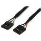 StarTech.com 24in Internal 5 pin USB IDC Motherboard Header Cable F/F - Connect a front panel USB hub or card reader directly to a motherboard header connector - internal usb cable - 5 pin header cable - usb header cable