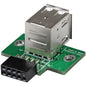 StarTech.com StarTech.com 2 Port USB Motherboard Header Adapter - USB A to USB 10 Pin Header F/F - 1 x IDC Female - 2 x Type A Female USB