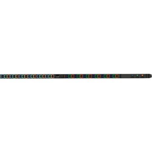 Vertiv Geist UPDU UU30009L rPDU - Monitored - Universal Input - 30 x U-Lock IEC 60320 C13, 6 x U-Lock IEC 60320 C19 - 230 V AC, 415 V AC - Network (RJ-45) - 0U - Vertical - Rack-mountable - TAA Compliant