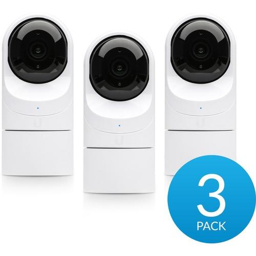Ubiquiti UniFi G3-FLEX 2 Megapixel Network Camera - 3 Pack - H.264 - 1920 x 1080 - HDR - Surface Mount, Pole Mount, Wall Mount, Table Mount