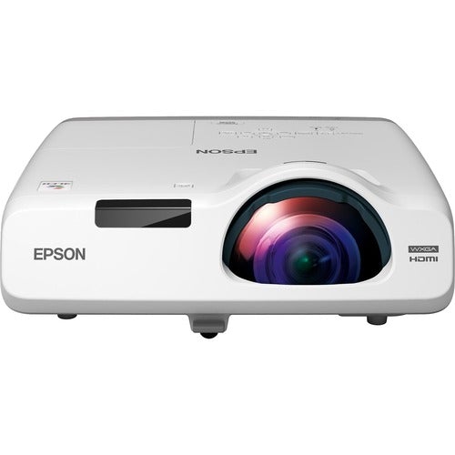 Epson PowerLite 535W Short Throw LCD Projector - 16:10 - White - 1280 x 800 - Front, Rear, Ceiling - 720p - 5000 Hour Normal Mode - 10000 Hour Economy Mode - WXGA - 16,000:1 - 3400 lm - HDMI - USB - VGA In - Network (RJ-45) - 2 Year Warranty
