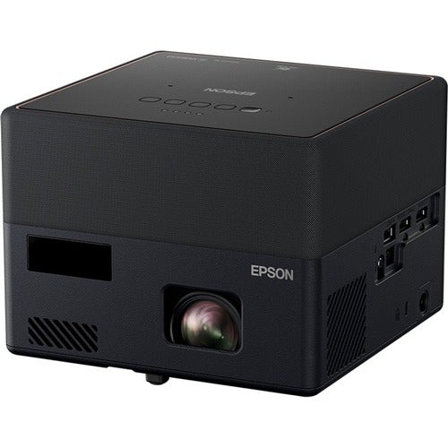 Epson EpiqVision Mini EF12 3LCD Projector - 16:9 - Black - 1920 x 1080 - Front, Ceiling, Rear - 20000 Hour Normal ModeFull HD - 200,000:1 - 1000 lm - HDMI - USB - 2 Year Warranty