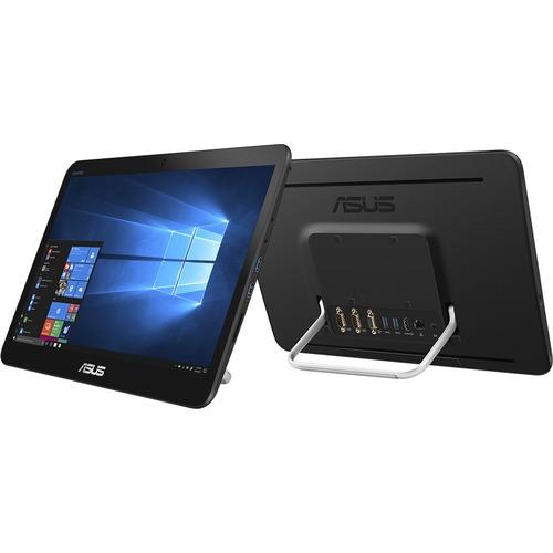 Asus Vivo AiO V161GART-C401P-CA All-in-One Computer - Intel Celeron N4020 Dual-core (2 Core) 1.10 GHz - 4 GB RAM DDR4 SDRAM - 256 GB 2.5" Serial ATA SSD - 15.6" HD 1366 x 768 Touchscreen Display - Desktop - Black - Windows 10 Pro - Intel UHD Graphics 600