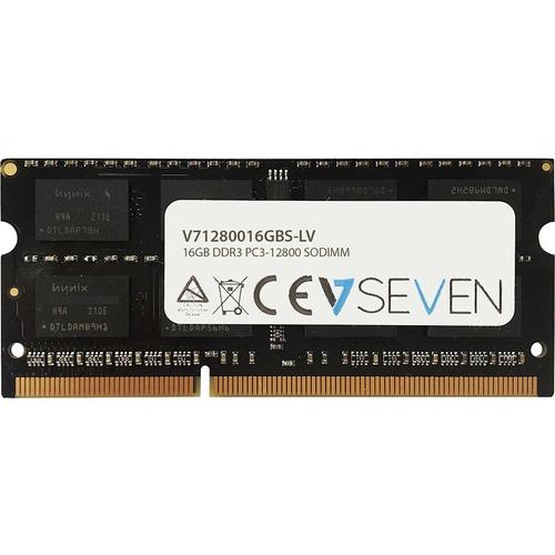 V7 16GB DDR3 SDRAM Memory Module - 16 GB - DDR3-1600/PC3L-12800 DDR3 SDRAM - 1600 MHz - CL11 - 1.35 V - Non-ECC - Unbuffered - 204-pin - SoDIMM