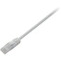 V7 White Cat6 Unshielded (UTP) Cable RJ45 Male to RJ45 Male 1m 3.3ft - 3.3 ft Category 6 Network Cable for Network Device, VoIP Device - First End: 1 x RJ-45 Male Network - Second End: 1 x RJ-45 Male Network - 1 Gbit/s - Patch Cable - Gold Plated Contact