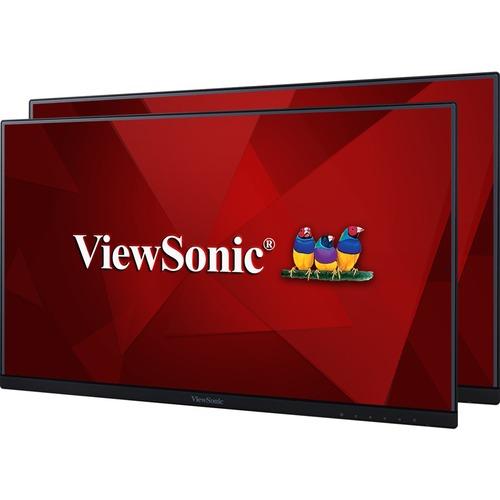 Viewsonic VA2456-MHD_H2 23.8" Full HD LED LCD Monitor - 16:9 - Black - 1920 x 1080 - 16.7 Million Colors - 250 cd/m‚² - 5 ms GTG (OD) - HDMI - VGA - DisplayPort - Speaker