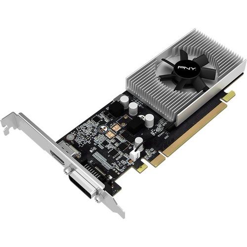 PNY NVIDIA GeForce GTX 1030 Graphic Card - 2 GB GDDR5 - Low-profile - 1.23 GHz Core - 1.47 GHz Boost Clock - 64 bit Bus Width - HDMI - DVI