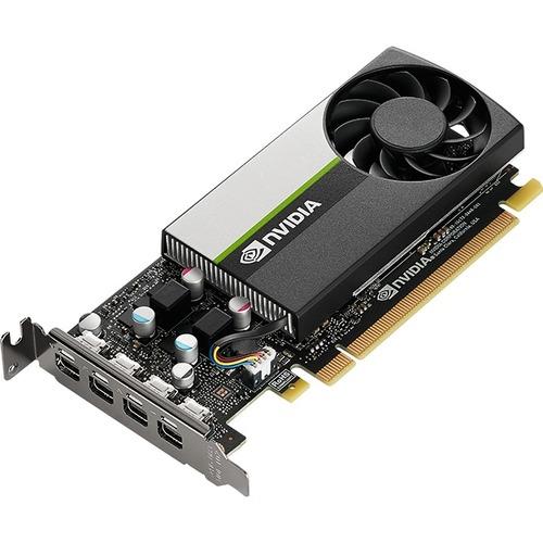 PNY NVIDIA T1000 Graphic Card - 4 GB GDDR6 - Low-profile - 128 bit Bus Width - PCI Express 3.0 x16