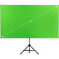 On The Go Screens Valera Screens Creator 90 Background - Portable - 80" (2032 mm) Width - Green - Fabric, Polyester