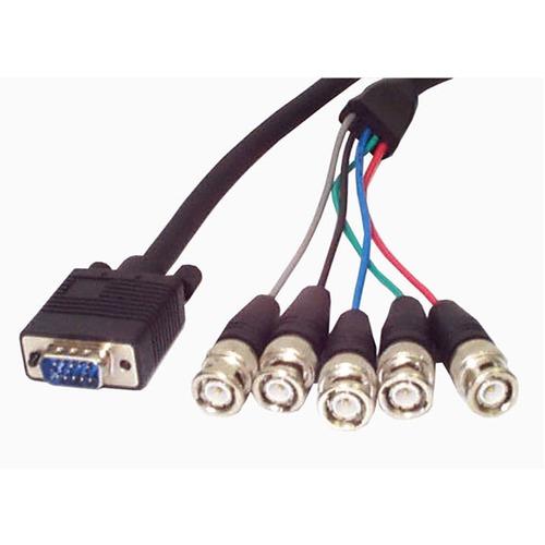 StarTech.com StarTech.com VGA Monitor cable - coax - HD-15 (M) - BNC (M) - 6 ft - HD-15 Male - BNC Male Monitor - 6ft