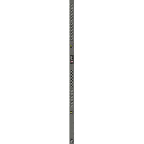 Vertiv Rack PDU, Switched, Unit Level, Vertical, 30A, 120V, (24)5-20R - Switched - NEMA L5-30P - 24 x NEMA 5-20R - 120 V AC - Network (RJ-45) - 0U - Vertical - Rack-mountable