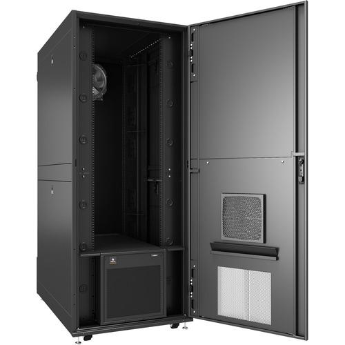 Vertiv VRC-S - Micro Data Center VR3350 42U 3.5kW 120V Server Rack Cooling Unit - Vertiv VR Rack VR3350 42U Server Rack| 2mx0.8mx1.2m (HxWxD)| VRC100KIT 3.5kW Rack-Mounted Air Cooler|1PH 120V@60Hz| Vertiv Geist Switched Rack Power Distribution Unit (rPDU