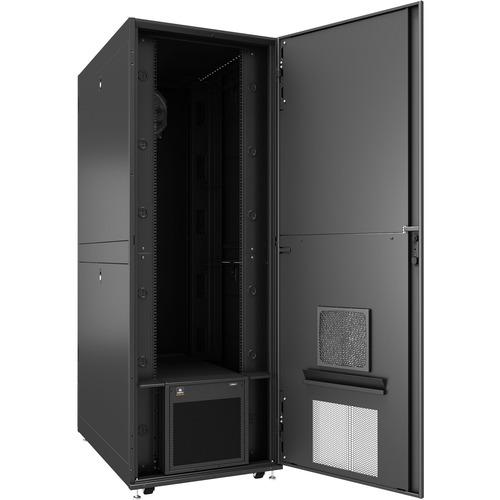 Vertiv VRC-S - Micro Data Center VR3357 48U 3.5kW 208V Server Rack Cooling Unit - Vertiv VR Rack VR3357 48U Server Rack| 2.2mx0.8mx1.2m (HxWxD)| VRC101KIT 3.5kW Rack-Mounted Air Cooler|1PH 208V@60Hz| Vertiv Geist Switched Rack Power Distribution Unit (rP