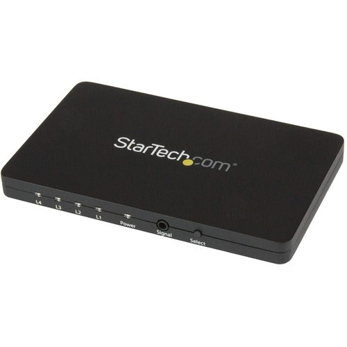 StarTech.com 4-Port HDMI Automatic Video Switch w/ Aluminum Housing and MHL Support - 4K 30Hz - Switch between four HDMI sources on a single HDMI display, with support for MHL and video resolutions up to 4K - HDMI switch - HDMI switcher - HDMI selector s